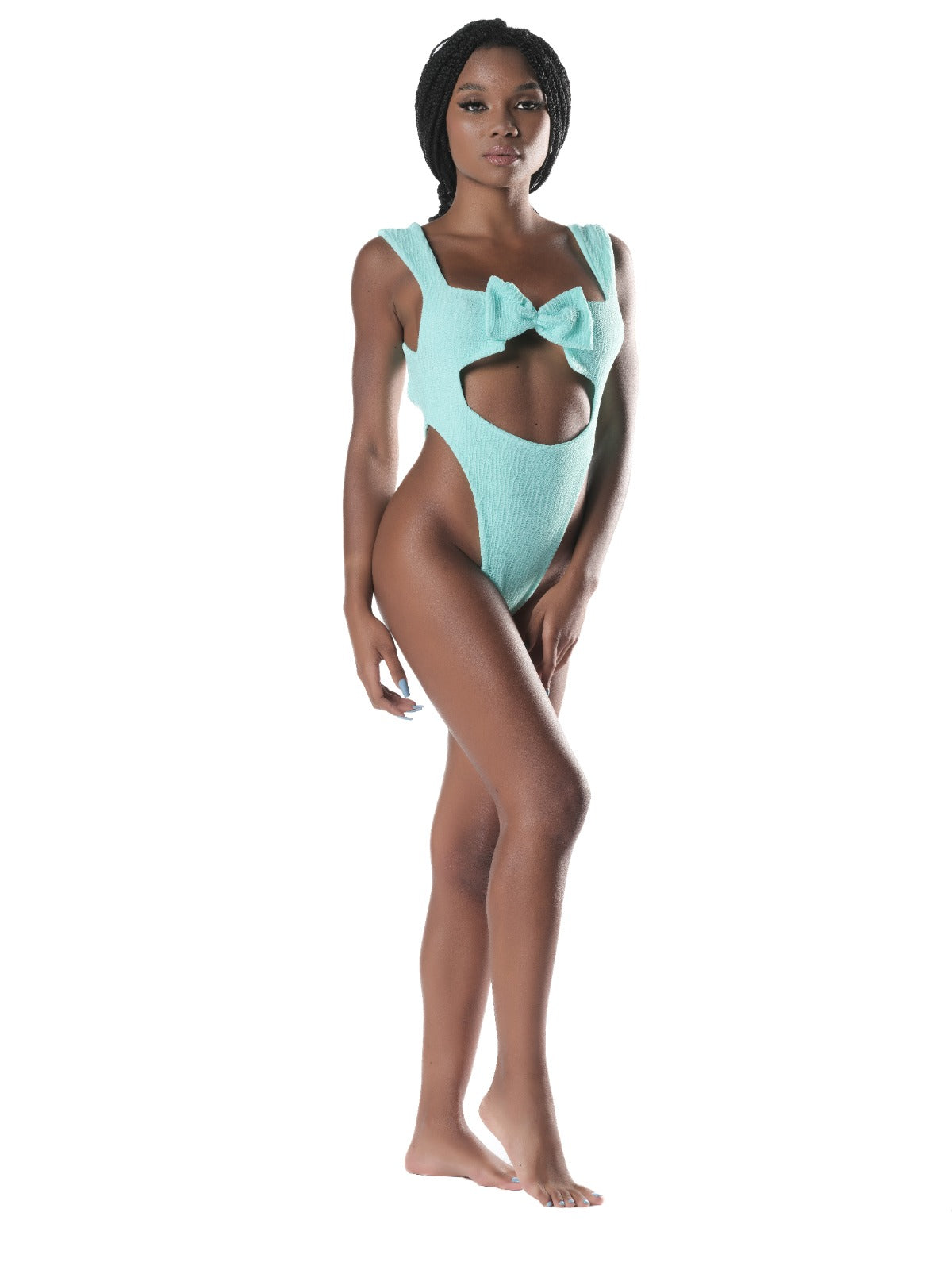 Maiorca Intero Verde Acqua โ Fika Swimwear